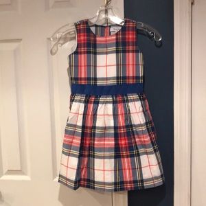 Brooks Brothers Res Fleece Plaid girls dress